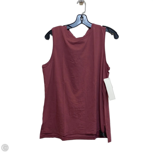 Athletic Tank Top Designer By Lululemon In Pink, Size: M