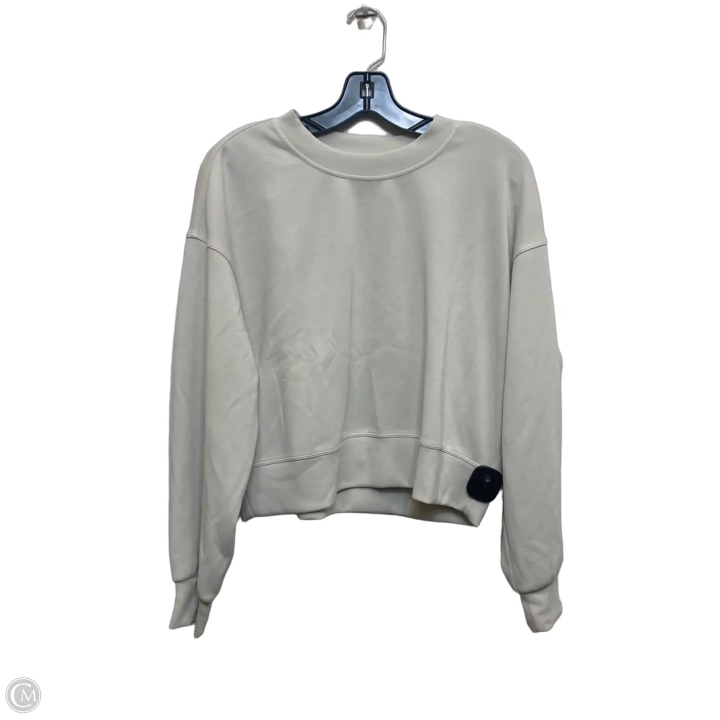 Athletic Sweatshirt Crewneck Designer By Lululemon In Tan, Size: S