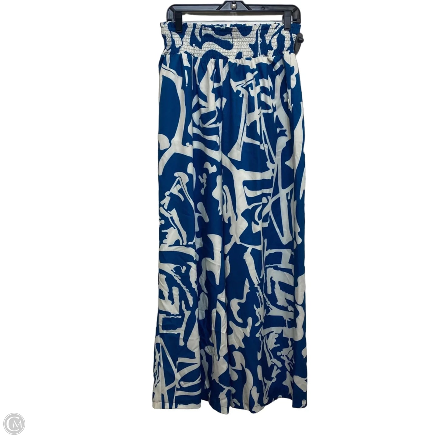 Pants Set 2pc By Shein In Blue & White, Size: 12