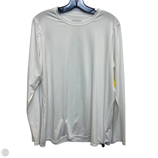 Athletic Top Long Sleeve Crewneck By Patagonia In White, Size: Xl