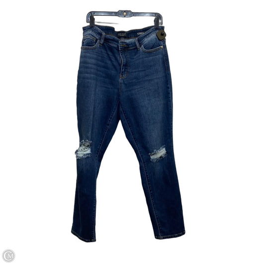 Jeans Skinny By Judy Blue In Blue Denim, Size: 14