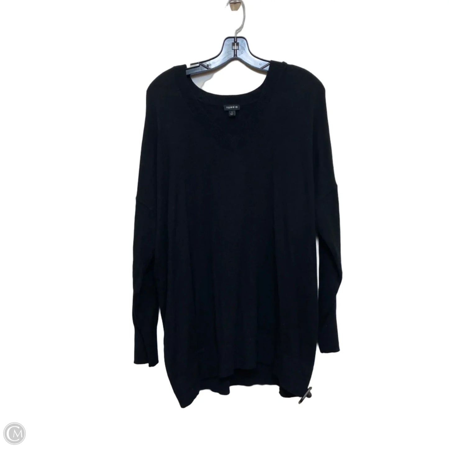 Top Long Sleeve By Torrid In Black, Size: 1x