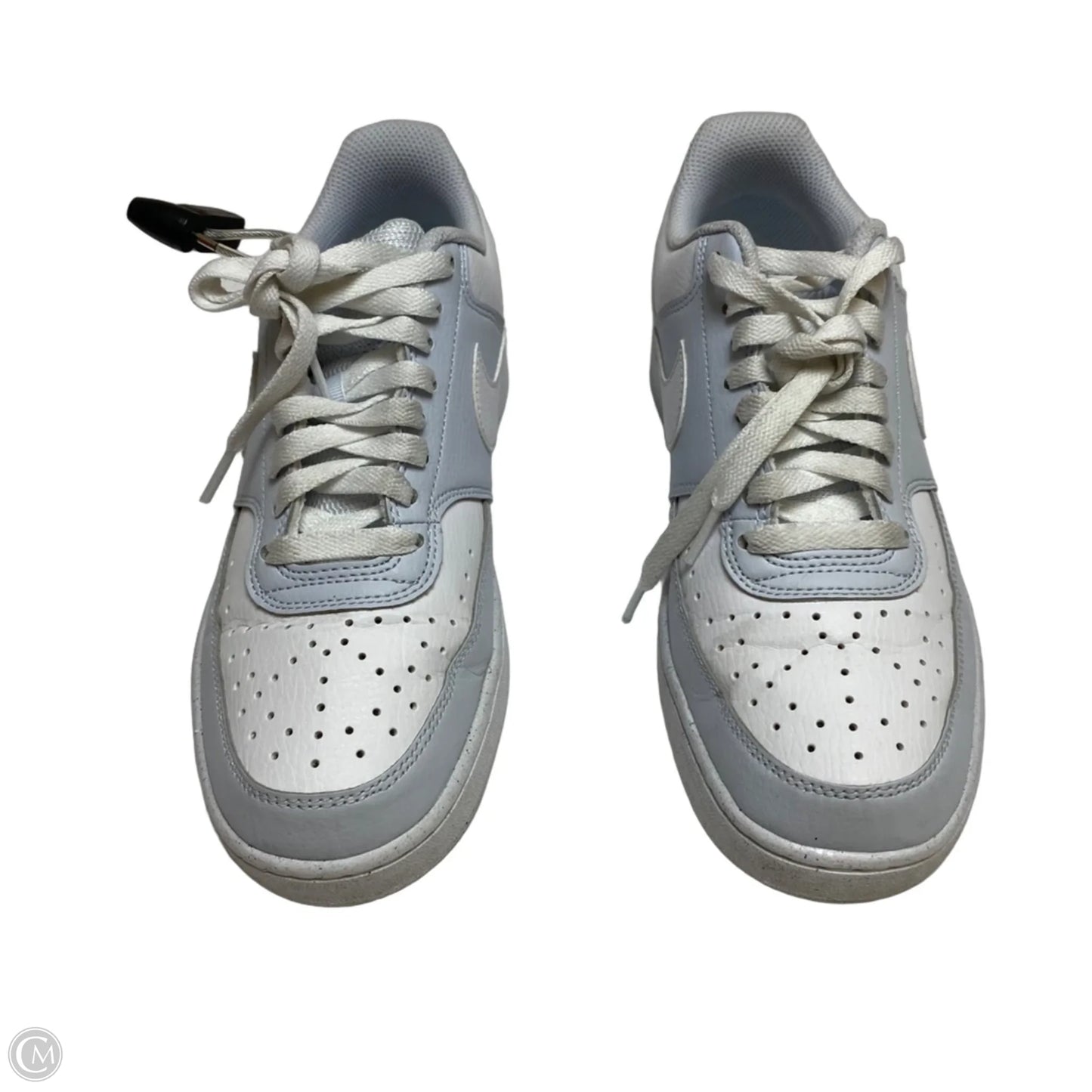 Shoes Sneakers By Nike In Blue & White, Size: 8