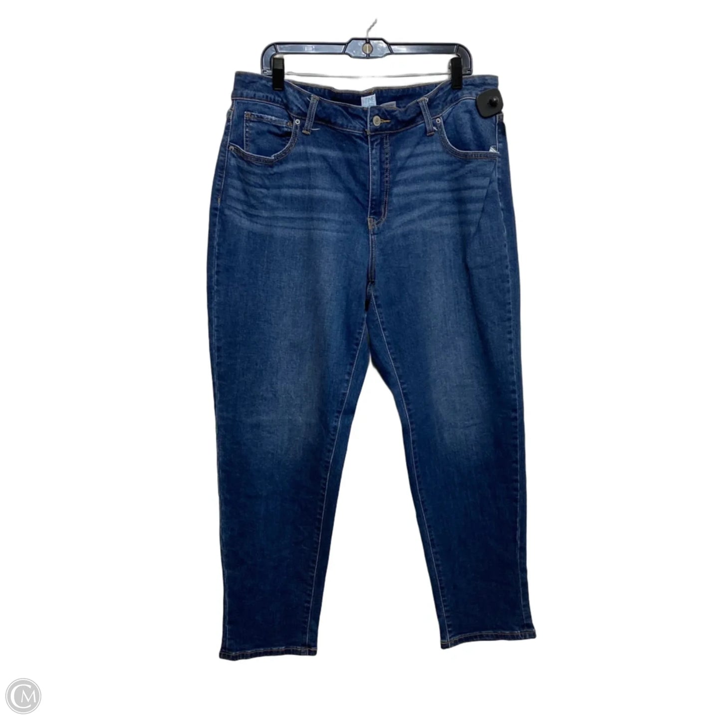 Jeans Skinny By Time And Tru In Blue Denim, Size: 18