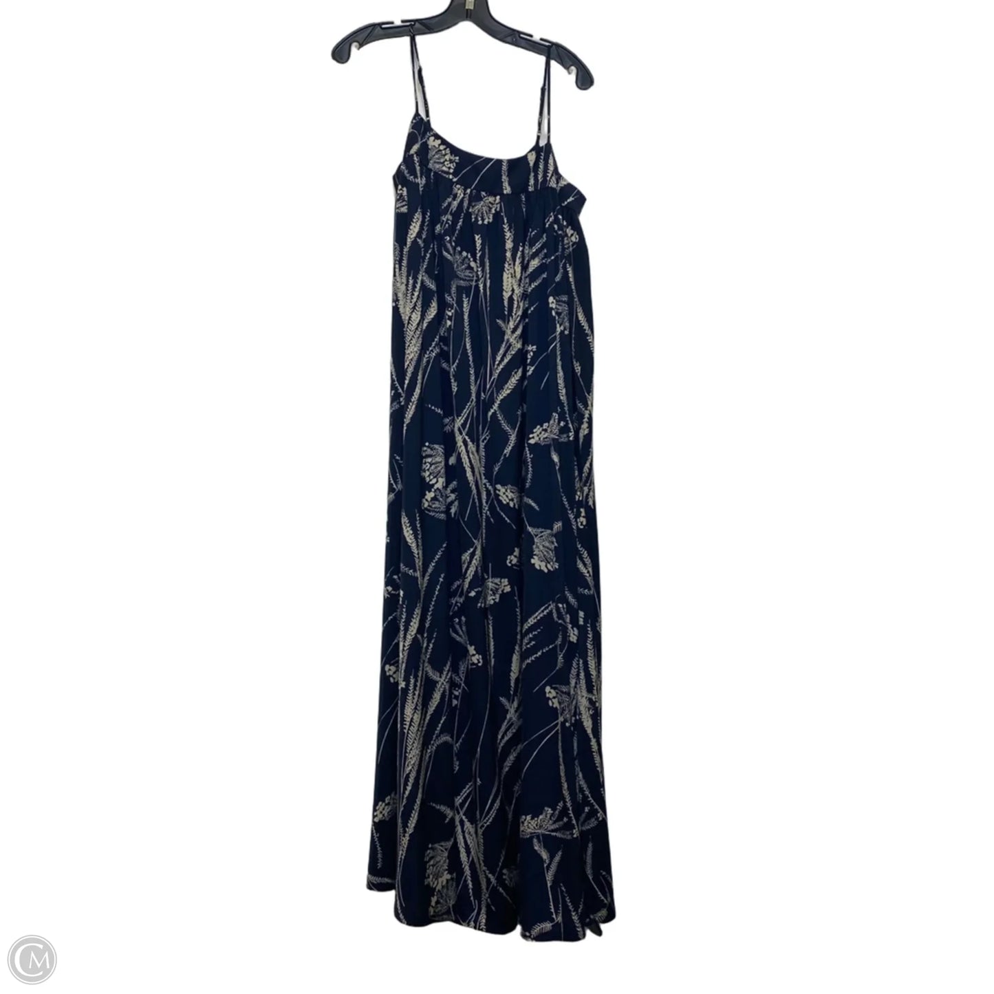 Dress Casual Maxi By Banana Republic In Navy, Size: M