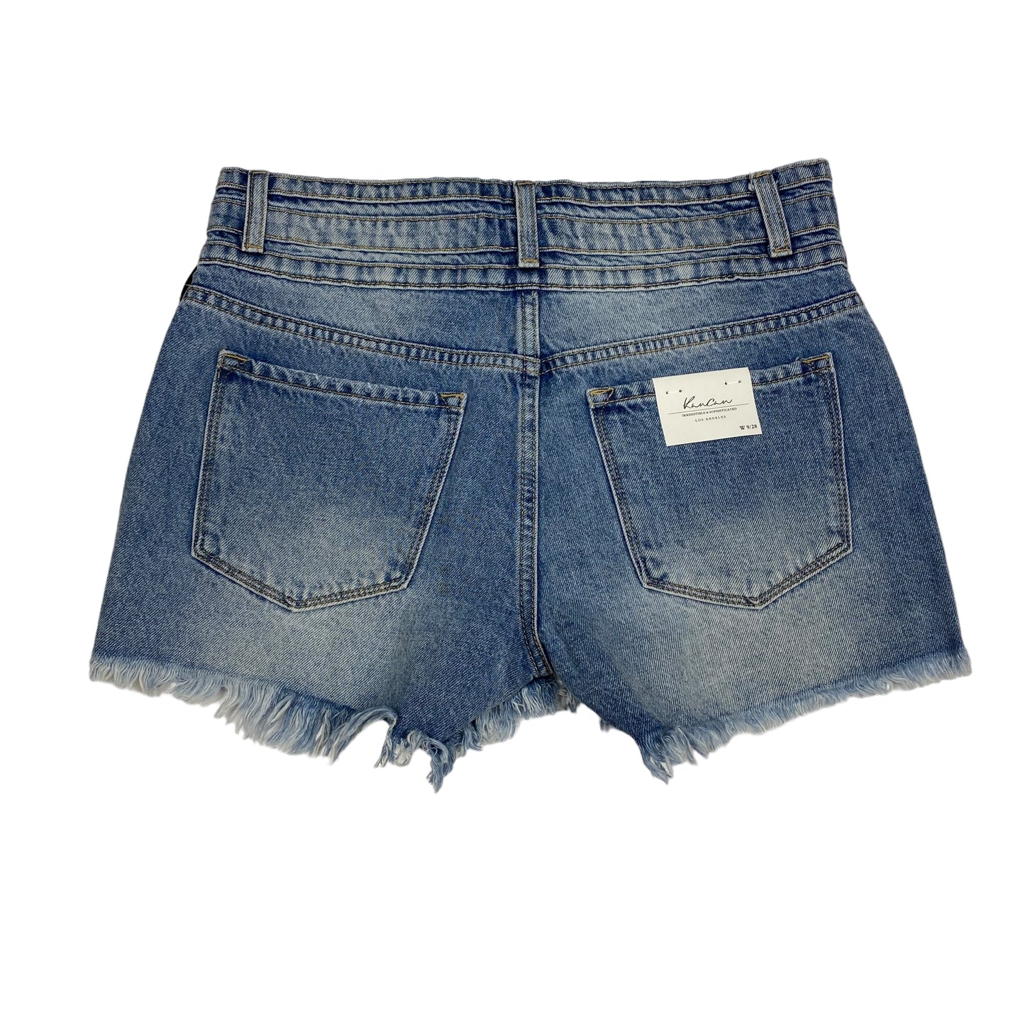 Blue Denim Shorts Kancan, Size 6