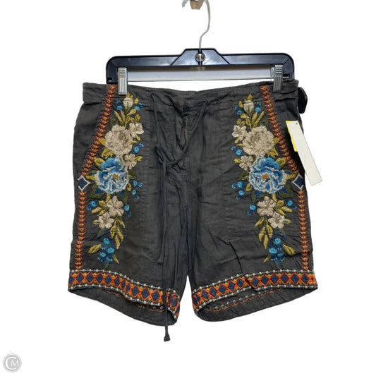 Shorts Designer By Johnny Was In Grey, Size: Xs
