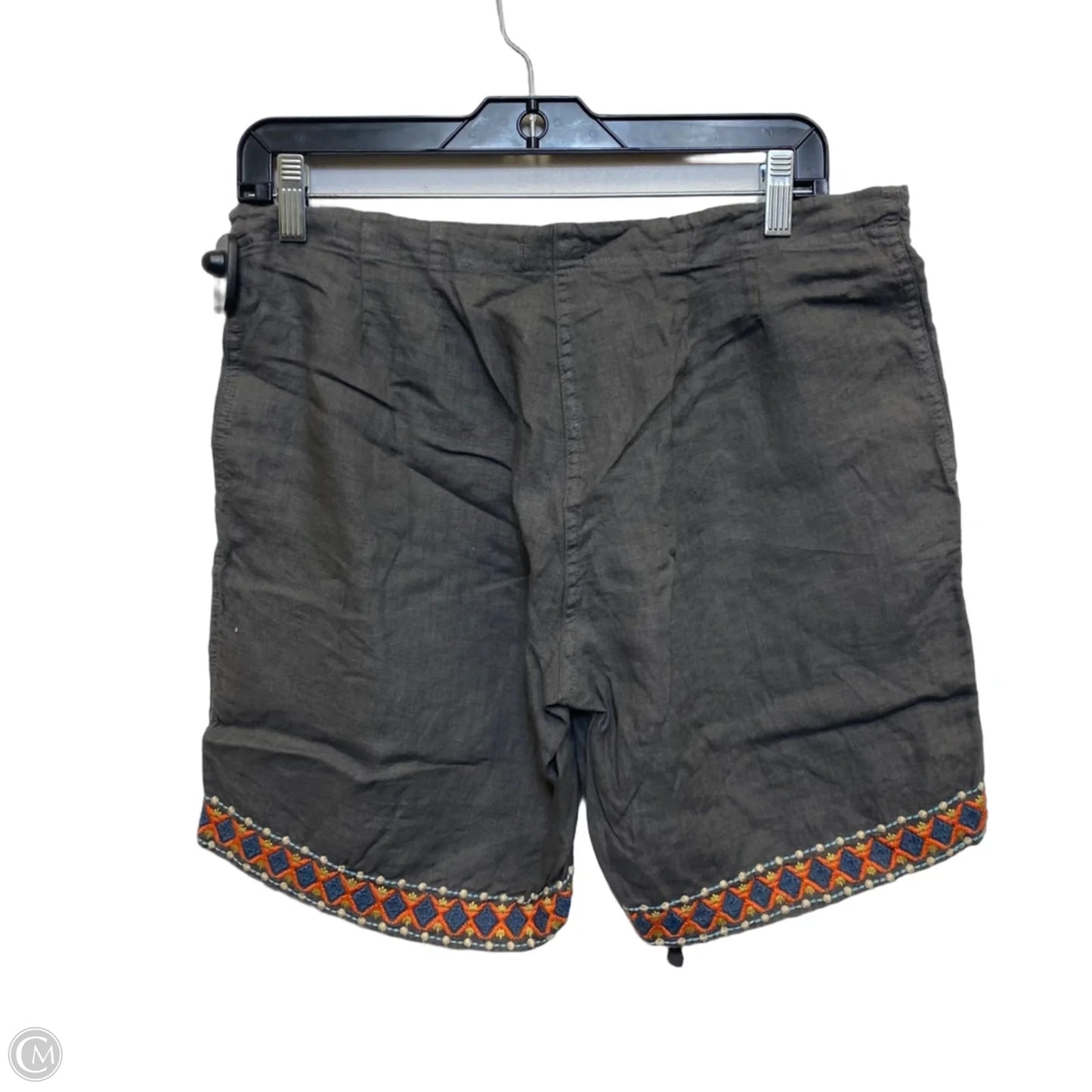 Shorts Designer By Johnny Was In Grey, Size: Xs
