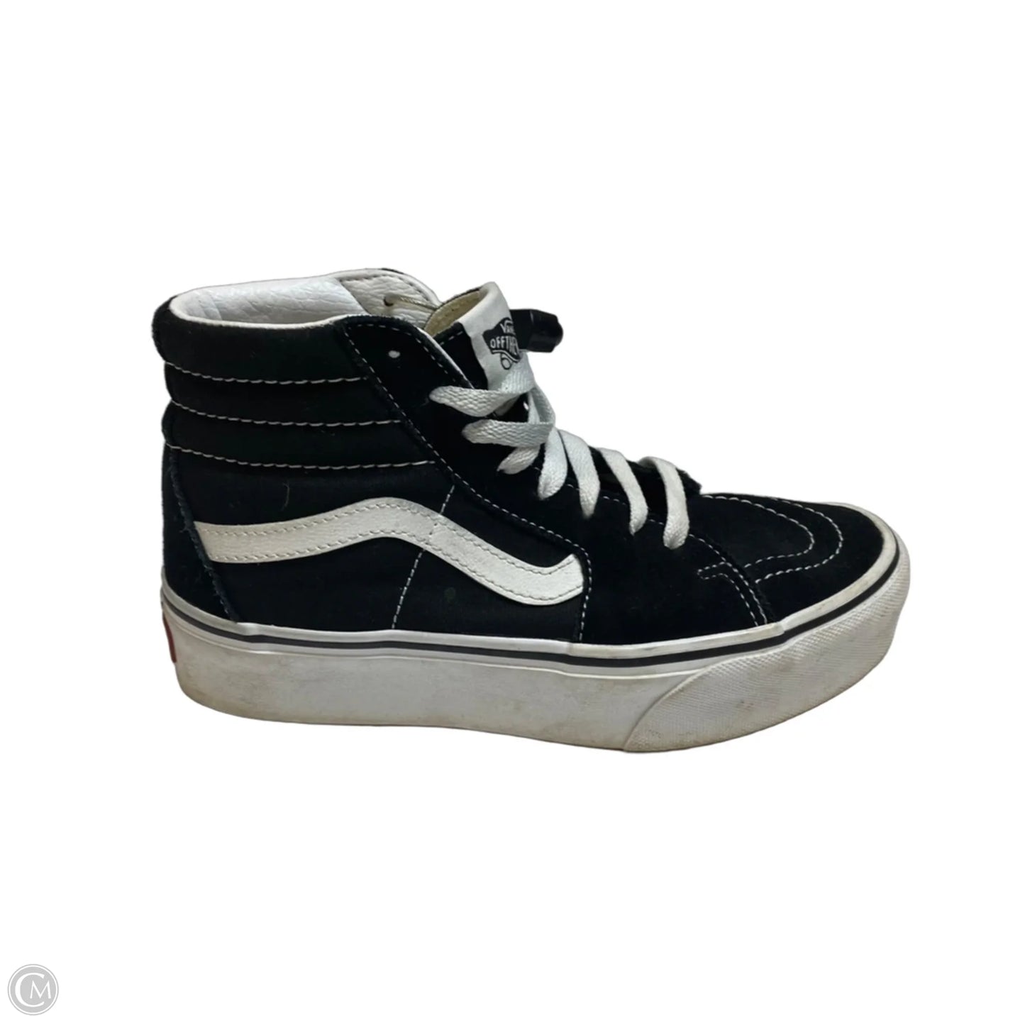 Shoes Sneakers By Vans In Black, Size: 5.5