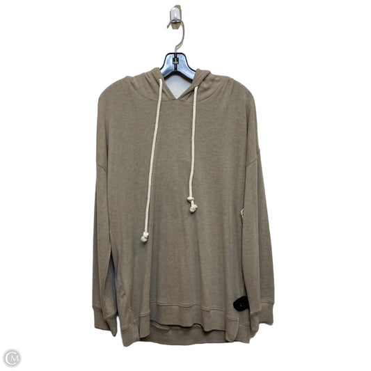 Top Long Sleeve By Syellowafter In Tan, Size: L