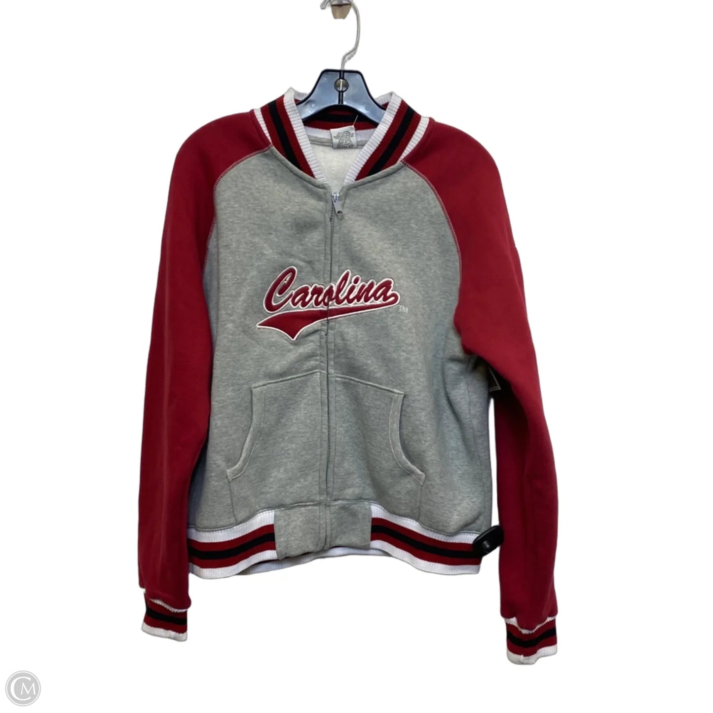 Jacket Other By Colosseum In Grey & Red, Size: L