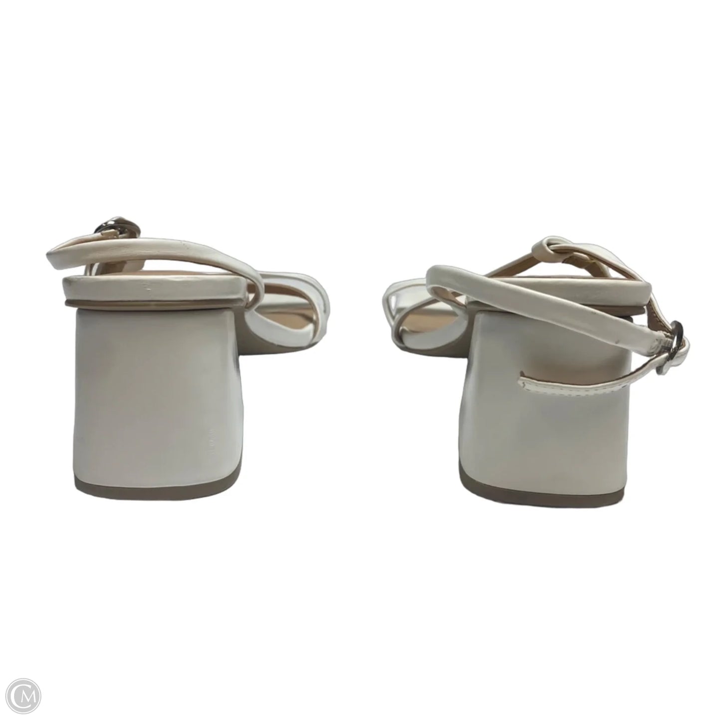 Sandals Heels Block By Wild Fable In White, Size: 7