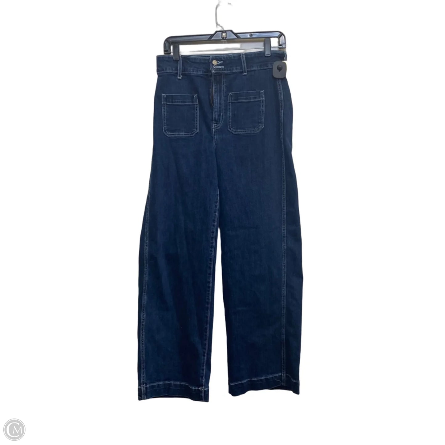 Jeans Wide Leg By Old Navy In Blue Denim, Size: 8