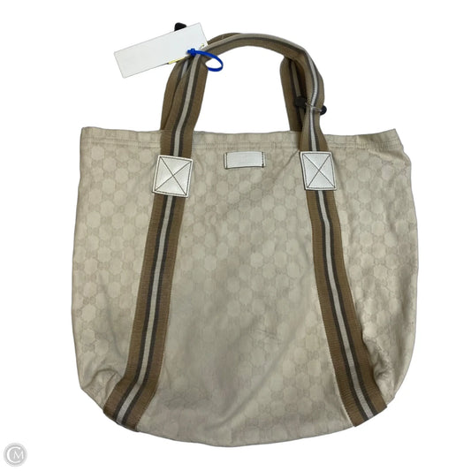 Tote Luxury Designer By Gucci, Size: Medium