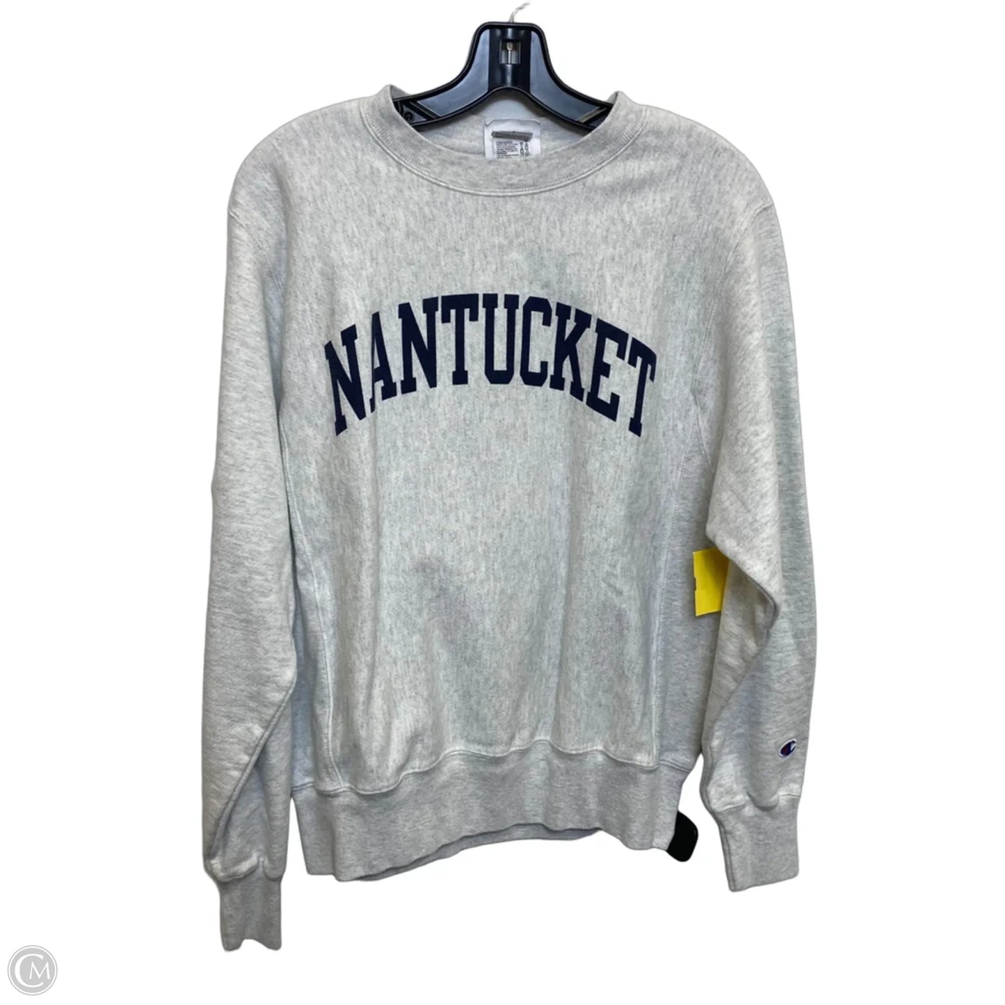 Sweatshirt Crewneck By Champion In Grey, Size: S