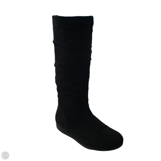 Boots Knee Flats By Cme In Black, Size: 8