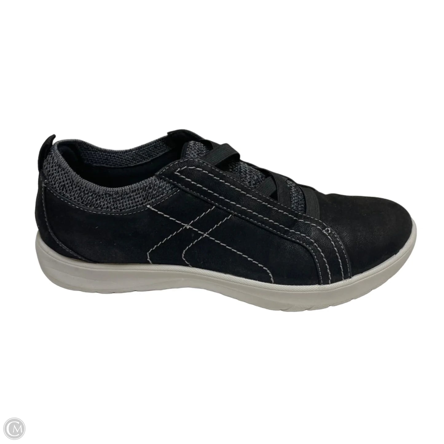 Shoes Sneakers By Clarks In Black, Size: 9.5
