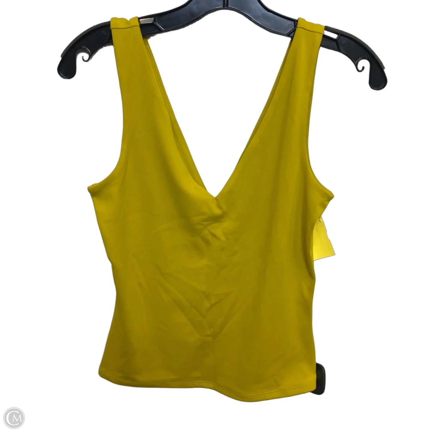 Top Short Sleeve Basic By Express In Yellow, Size: S