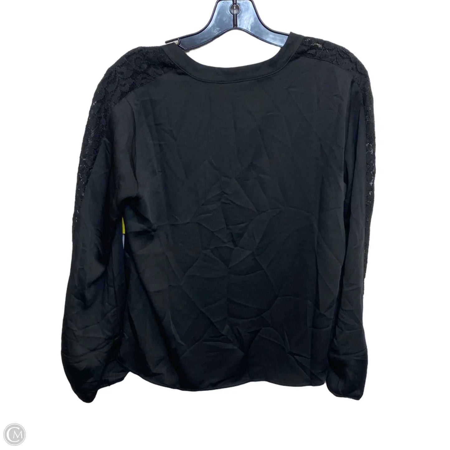 Top Long Sleeve By Bcbgmaxazria In Black, Size: Xs
