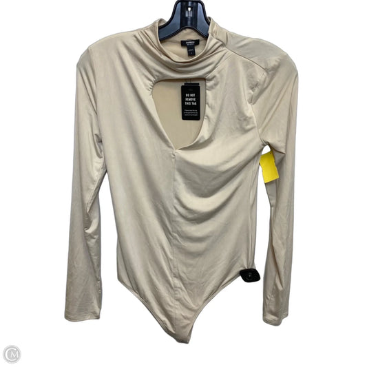 Bodysuit By Express In Tan, Size: S