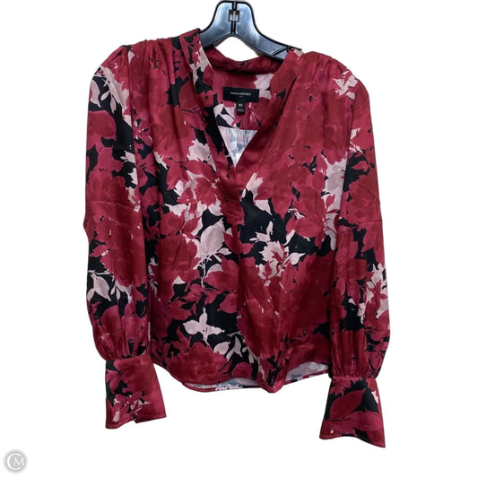 Top Long Sleeve By Banana Republic In Pink, Size: Xs