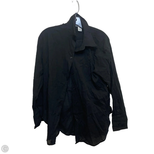 Top Long Sleeve By H&m In Black, Size: Xs