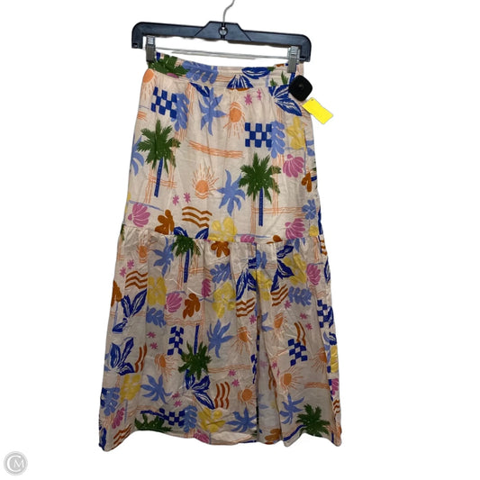 Skirt Maxi By Self Contrast In Multi-colored, Size: Xs
