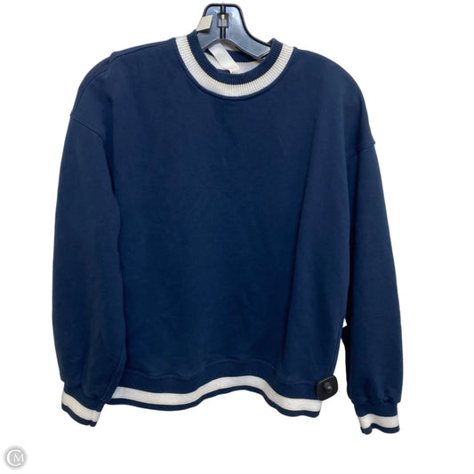Athletic Sweatshirt Crewneck By Lululemon In Navy, Size: Xs