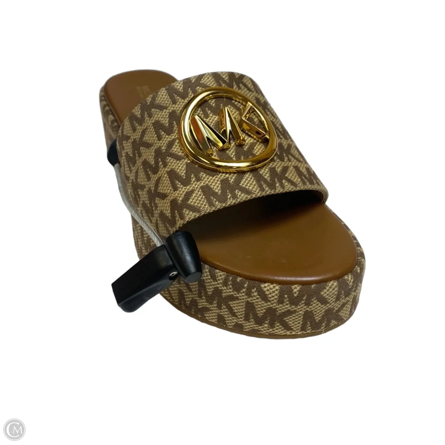 Sandals Heels Platform By Michael By Michael Kors In Brown, Size: 8