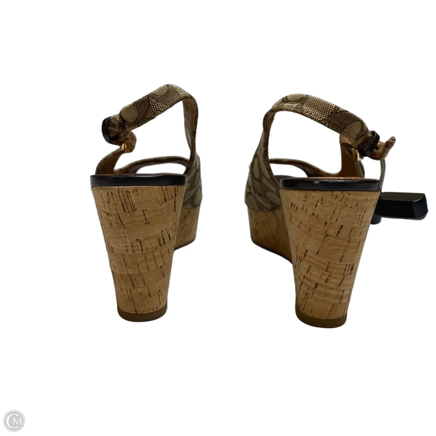 Sandals Designer By Coach In Brown, Size: 8
