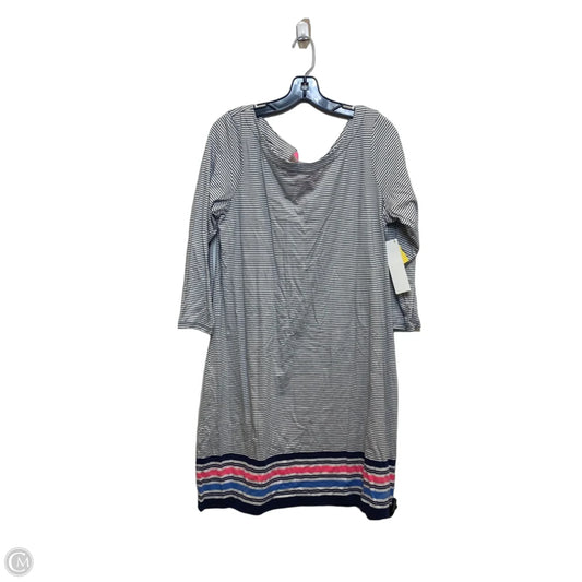 Dress Designer By Lilly Pulitzer In Blue & White, Size: Xl