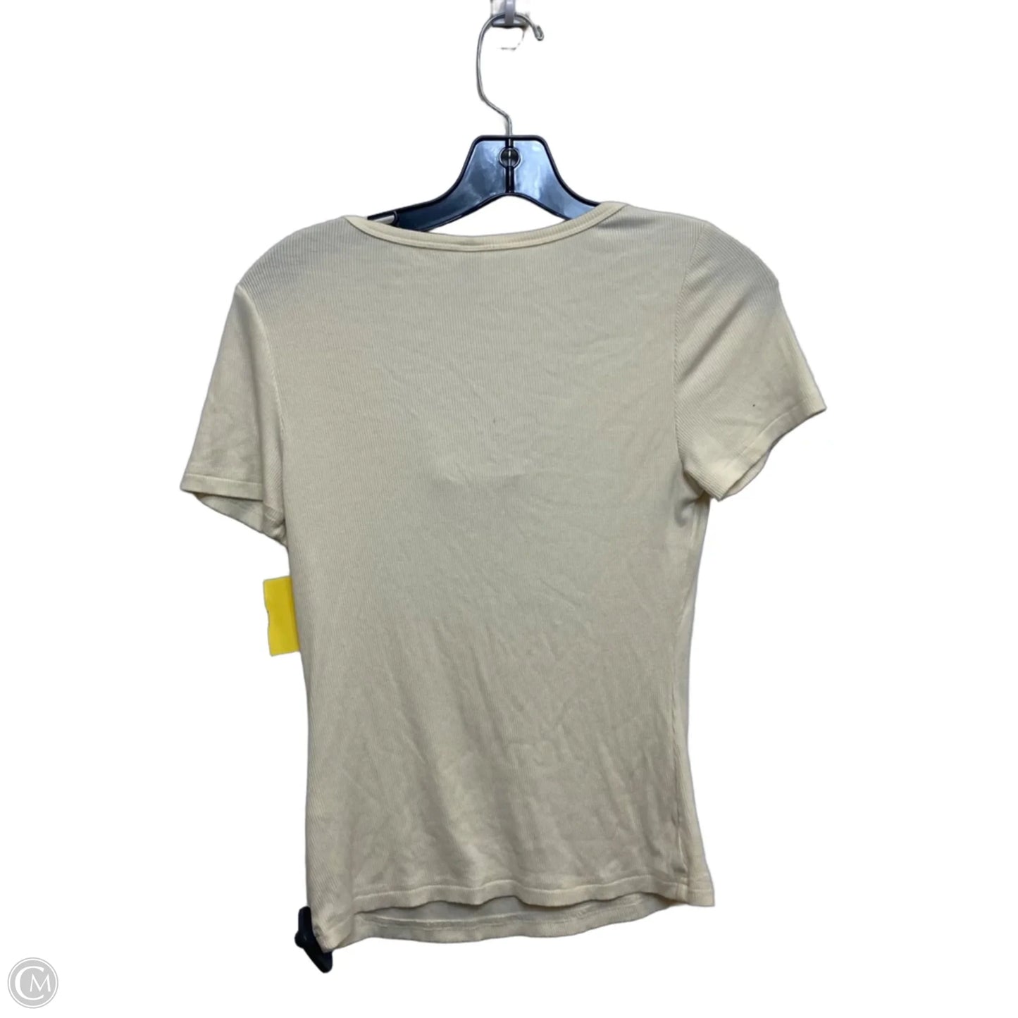 Top Short Sleeve By Prettygarden In Cream, Size: S