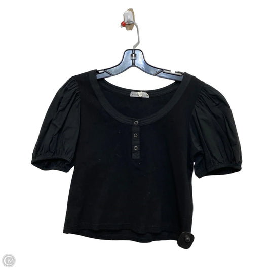Top Short Sleeve By &merci In Black, Size: L