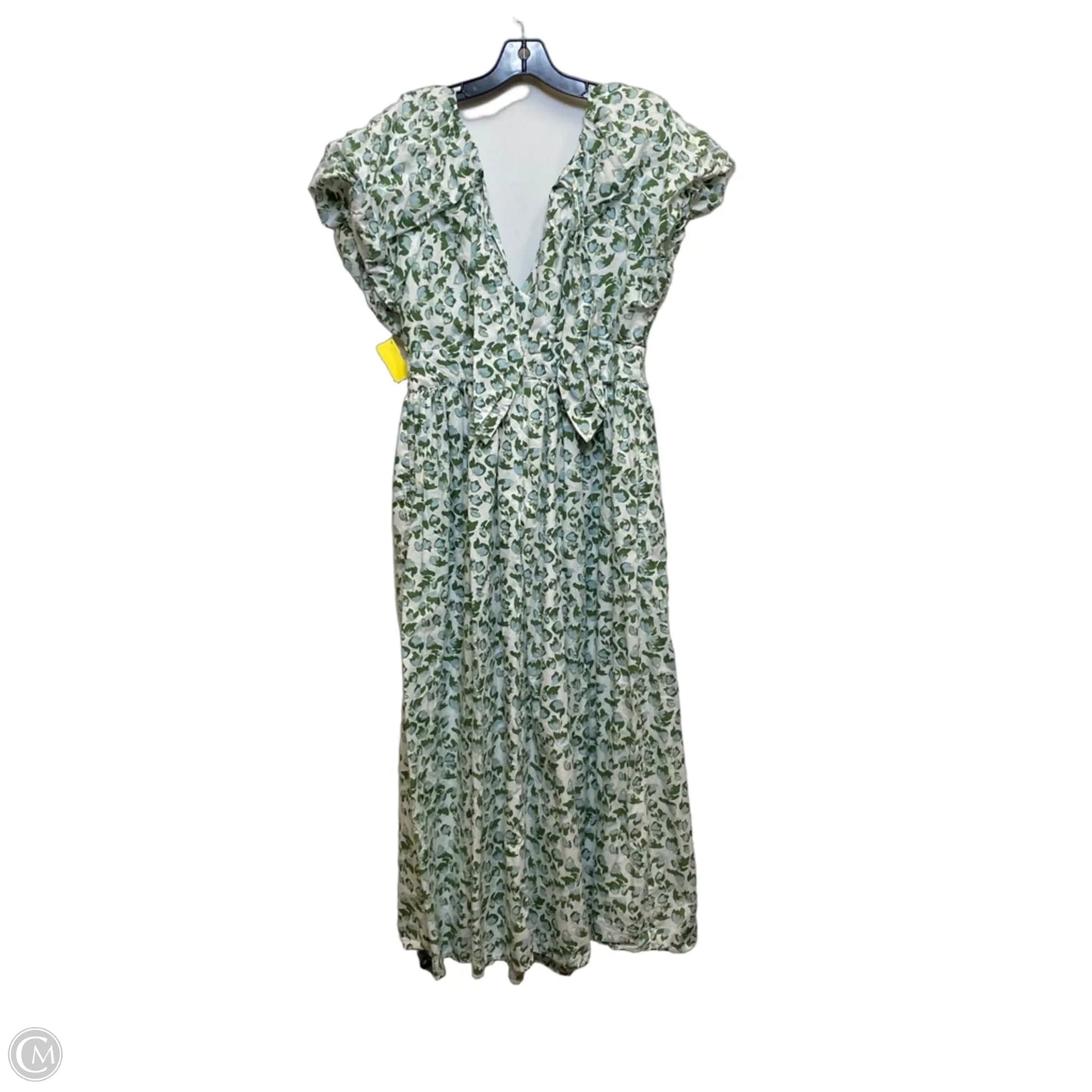 Dress Casual Maxi By Crown And Ivy In Green & White, Size: M