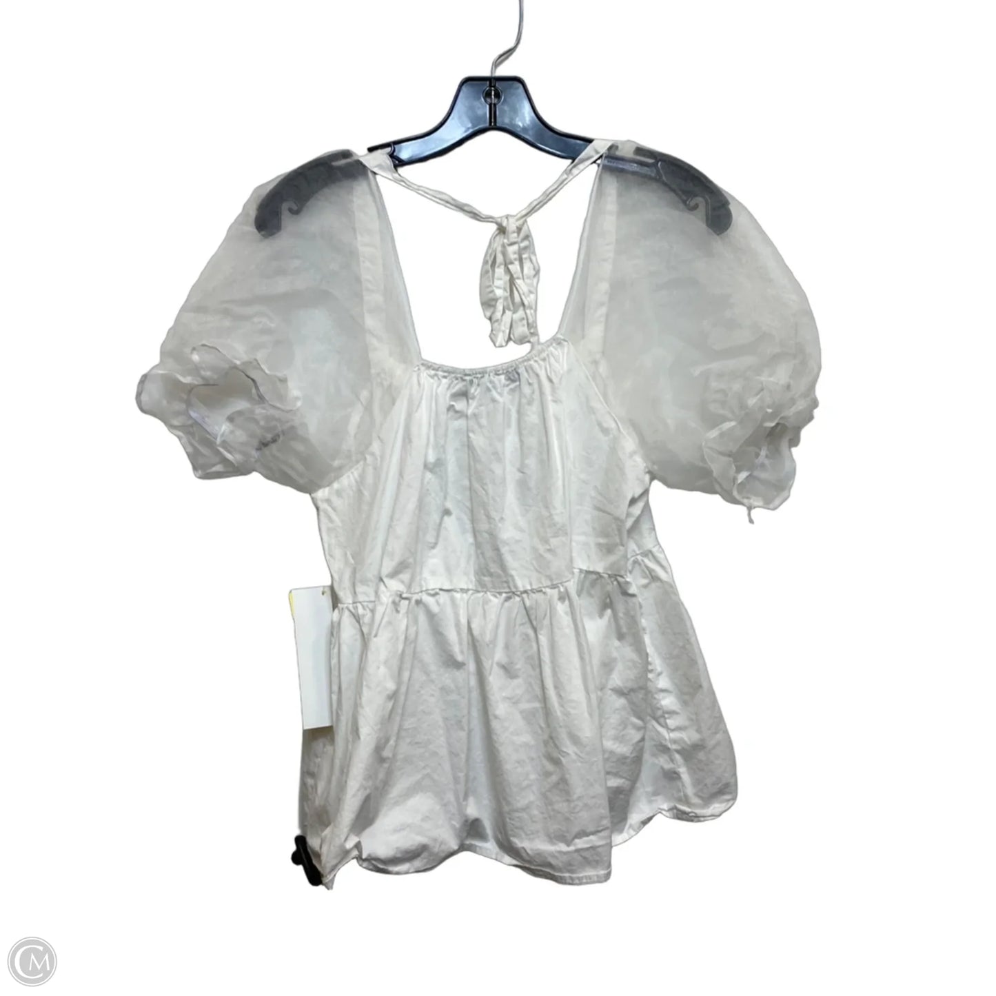 Top Short Sleeve By Pomander Place In White, Size: M