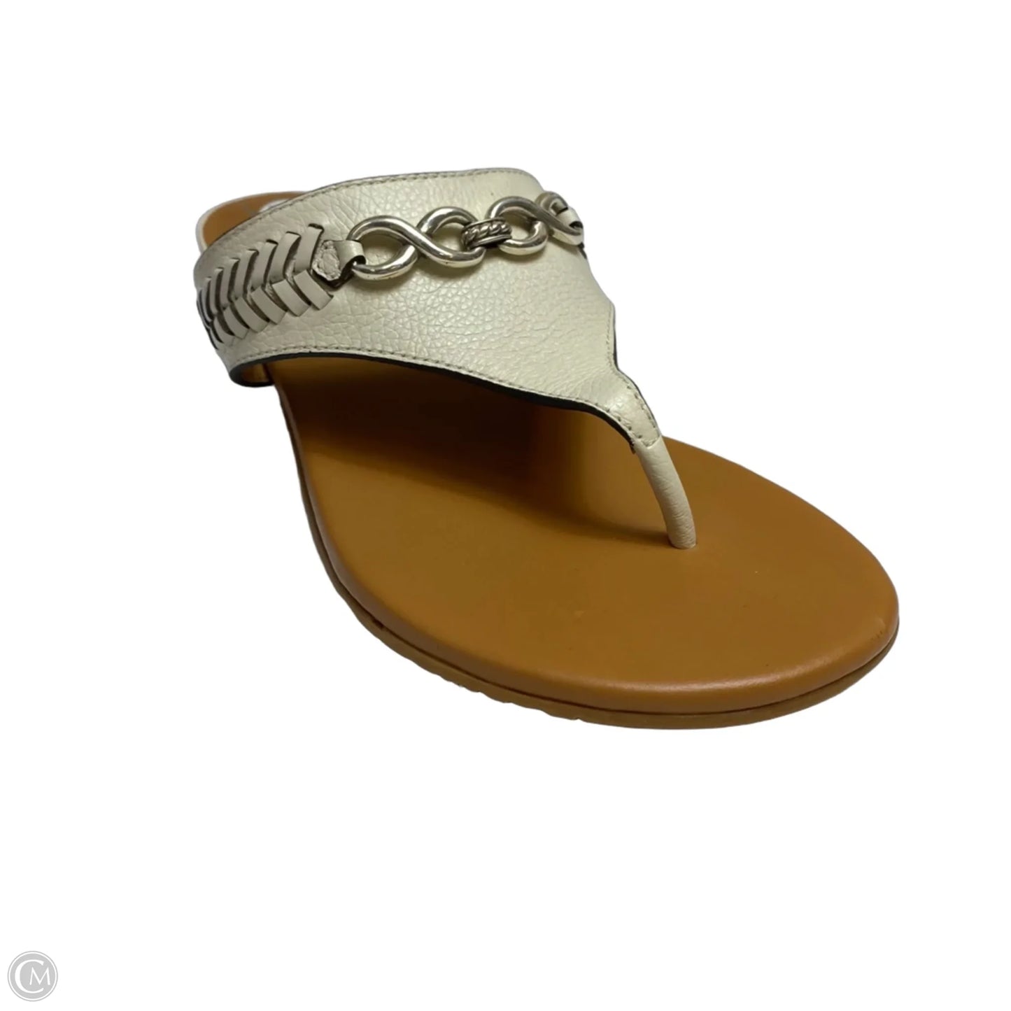Sandals Designer By Brighton In Cream, Size: 7