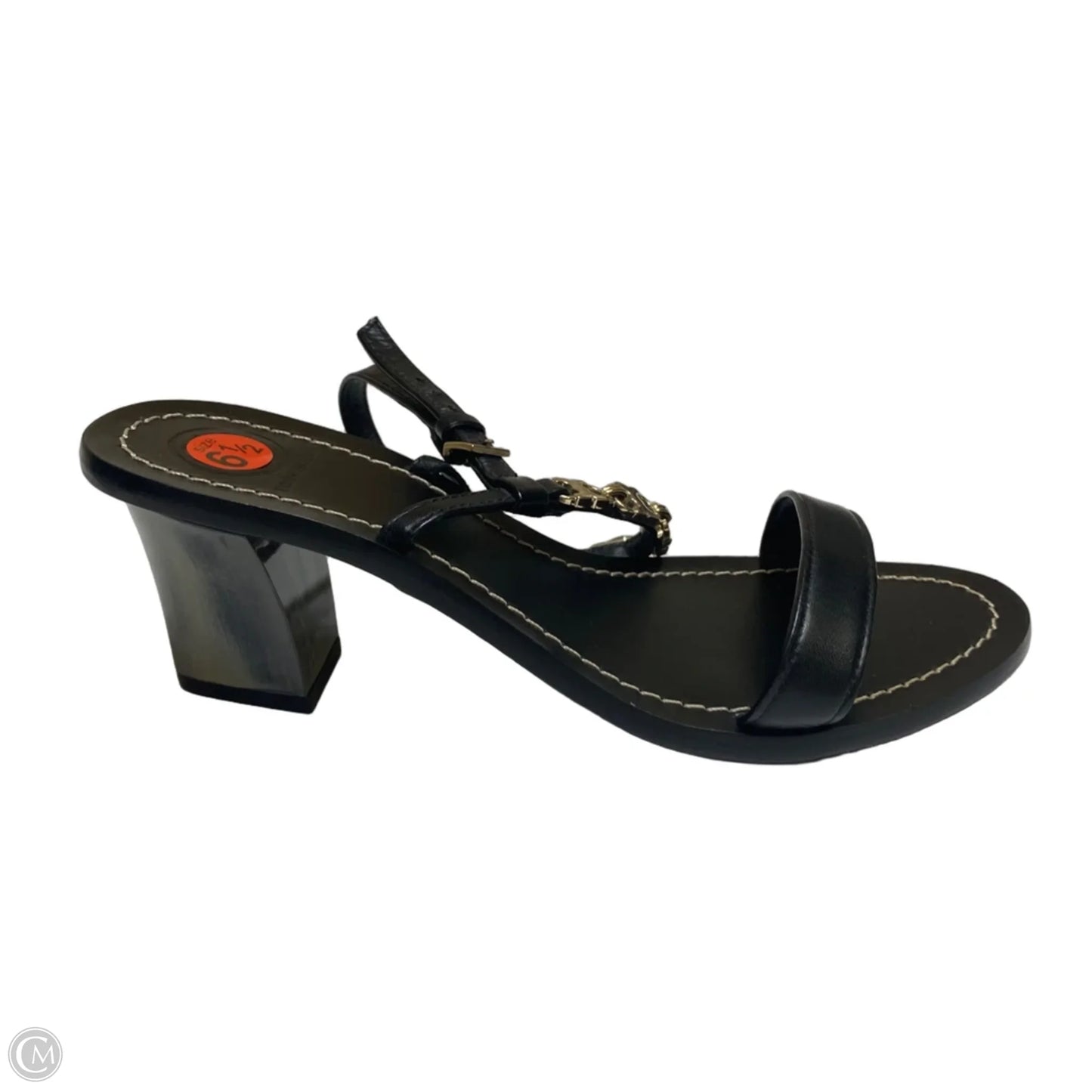 Sandals Designer By Tory Burch In Black, Size: 6.5