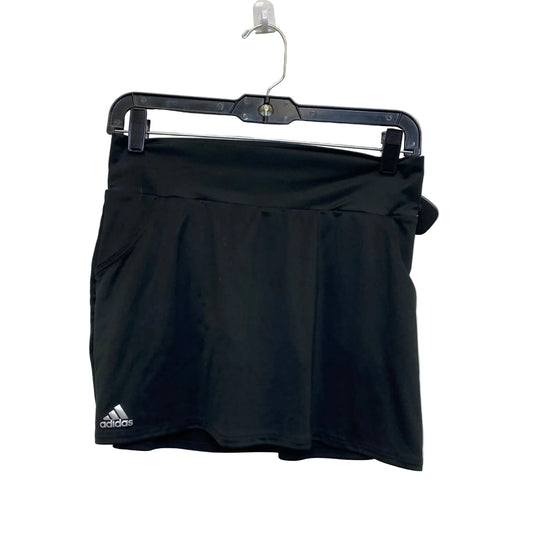 Athletic Skort By Adidas In Black, Size: S