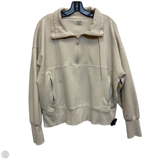 Athletic Sweatshirt Collar By Old Navy In Cream, Size: Xxl