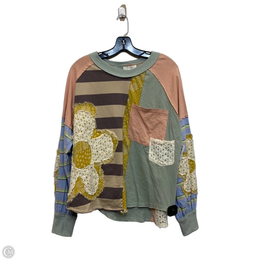 Top Long Sleeve By Oli & Hali In Multi-colored, Size: S