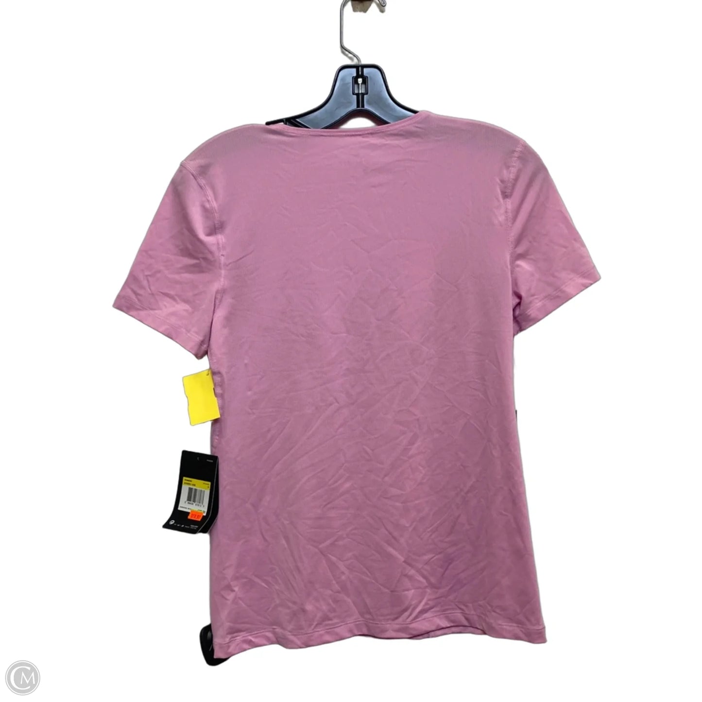 Athletic Top Short Sleeve By Nike Apparel In Pink, Size: S