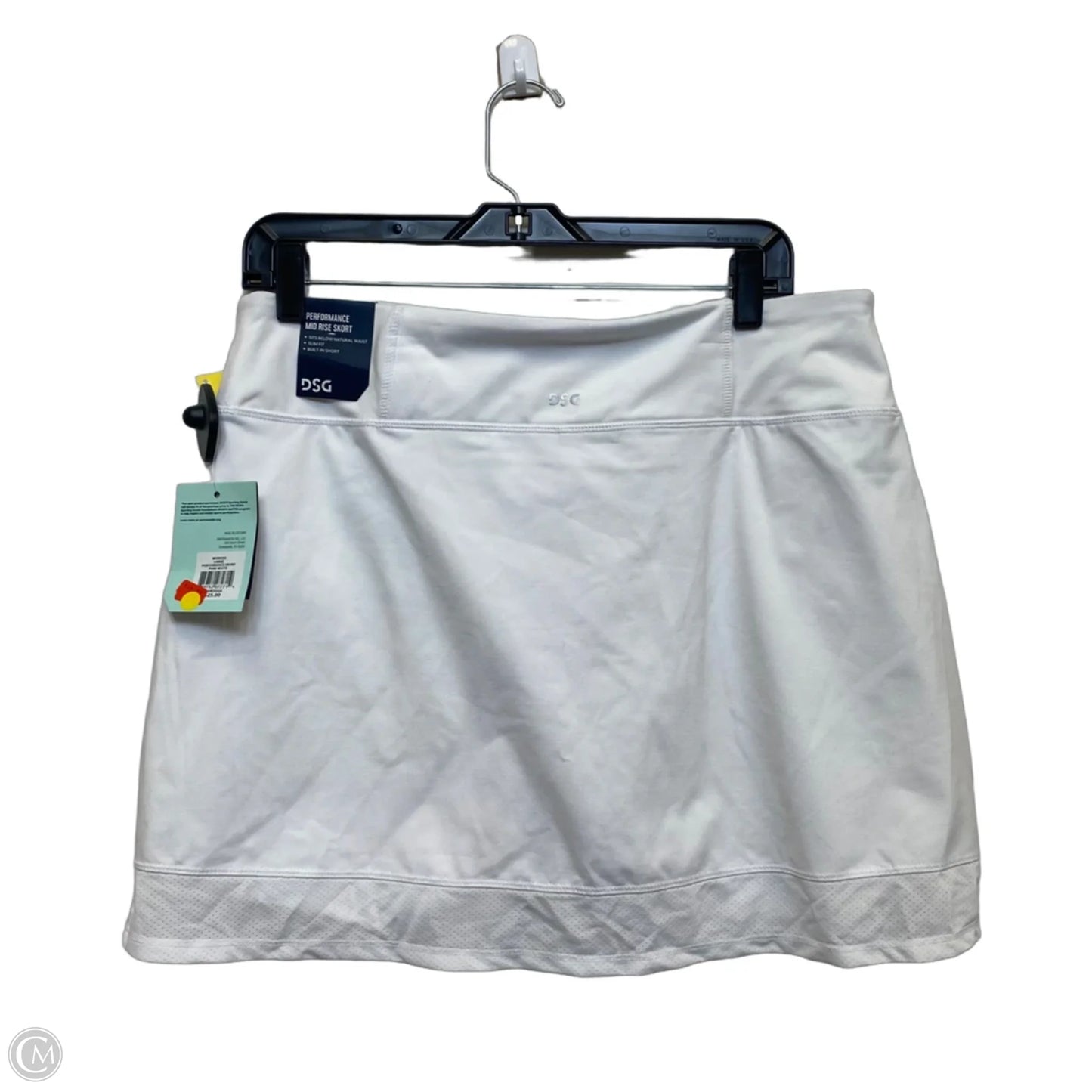 Athletic Skort By Dsg Outerwear In White, Size: L