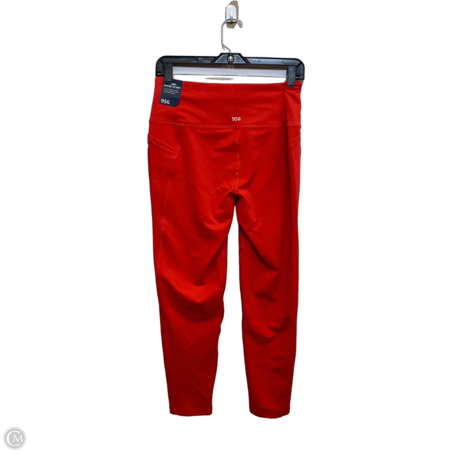 Athletic Leggings By Dsg Outerwear In Red, Size: L