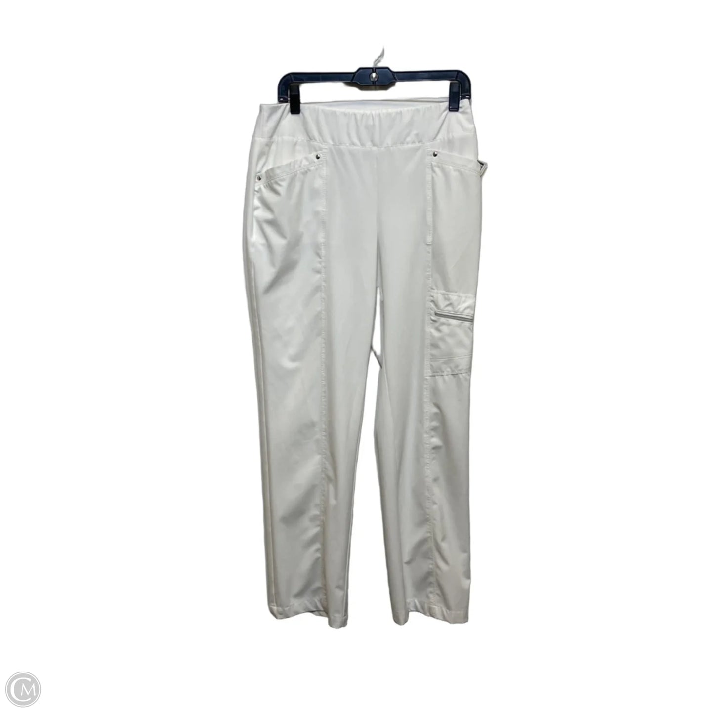 Athletic Pants By Zenergy By Chicos In White, Size: S