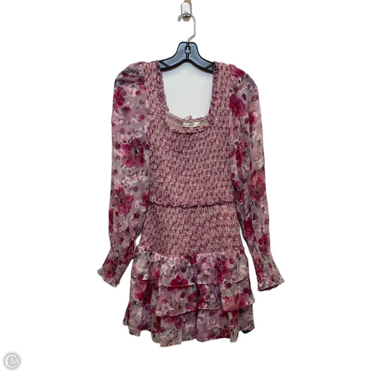 Dress Casual Short By Loveshackfancy In Pink, Size: S