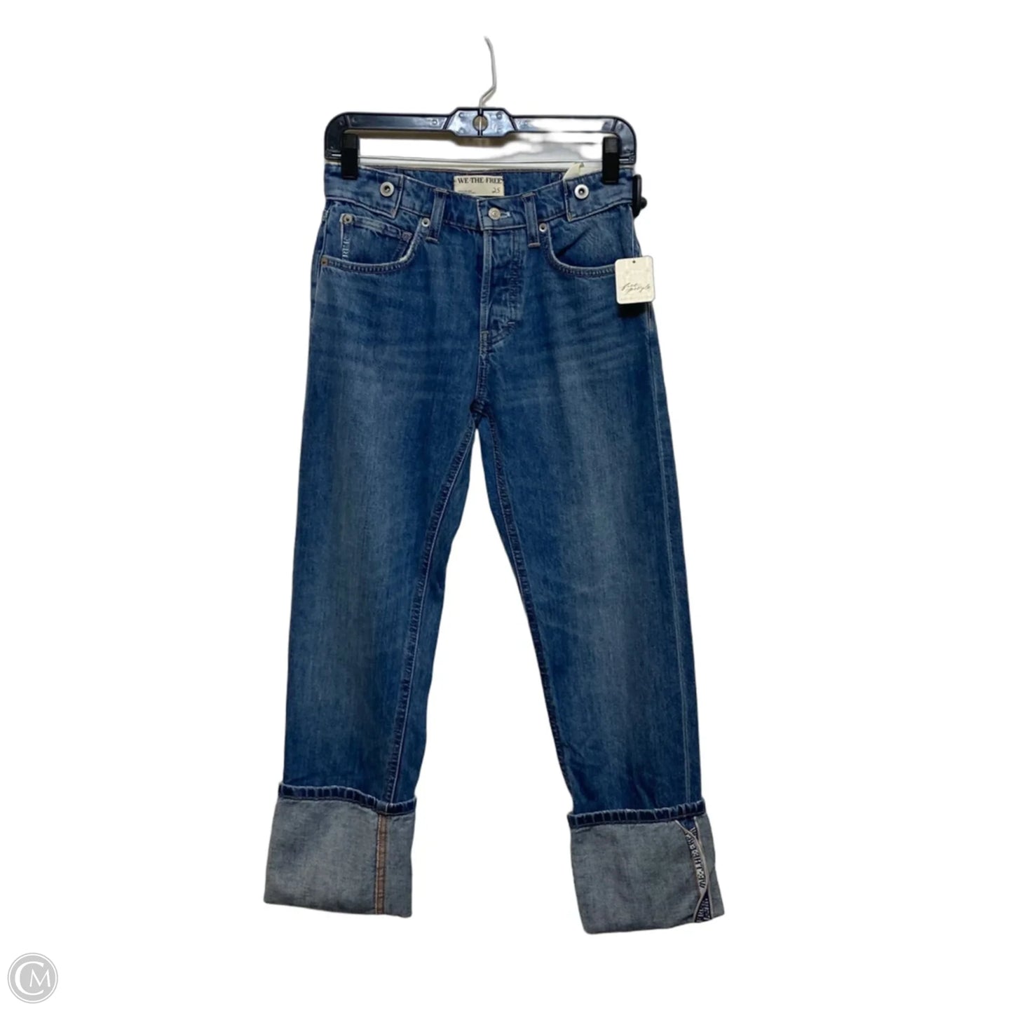 Jeans Cropped By We The Free In Blue Denim, Size: 2