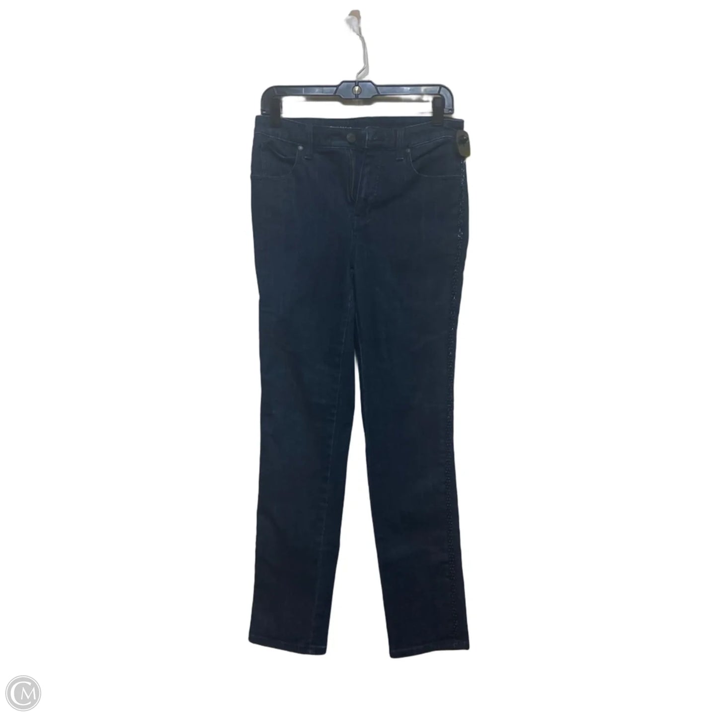 Jeans Straight By Talbots In Blue Denim, Size: 4