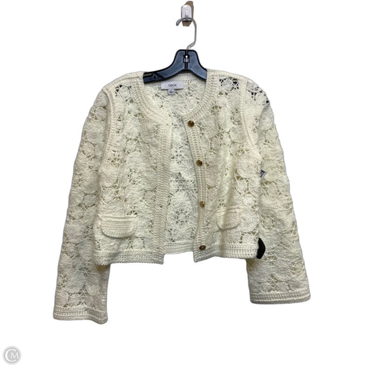 Sweater Cardigan By Cece In Cream, Size: Xs