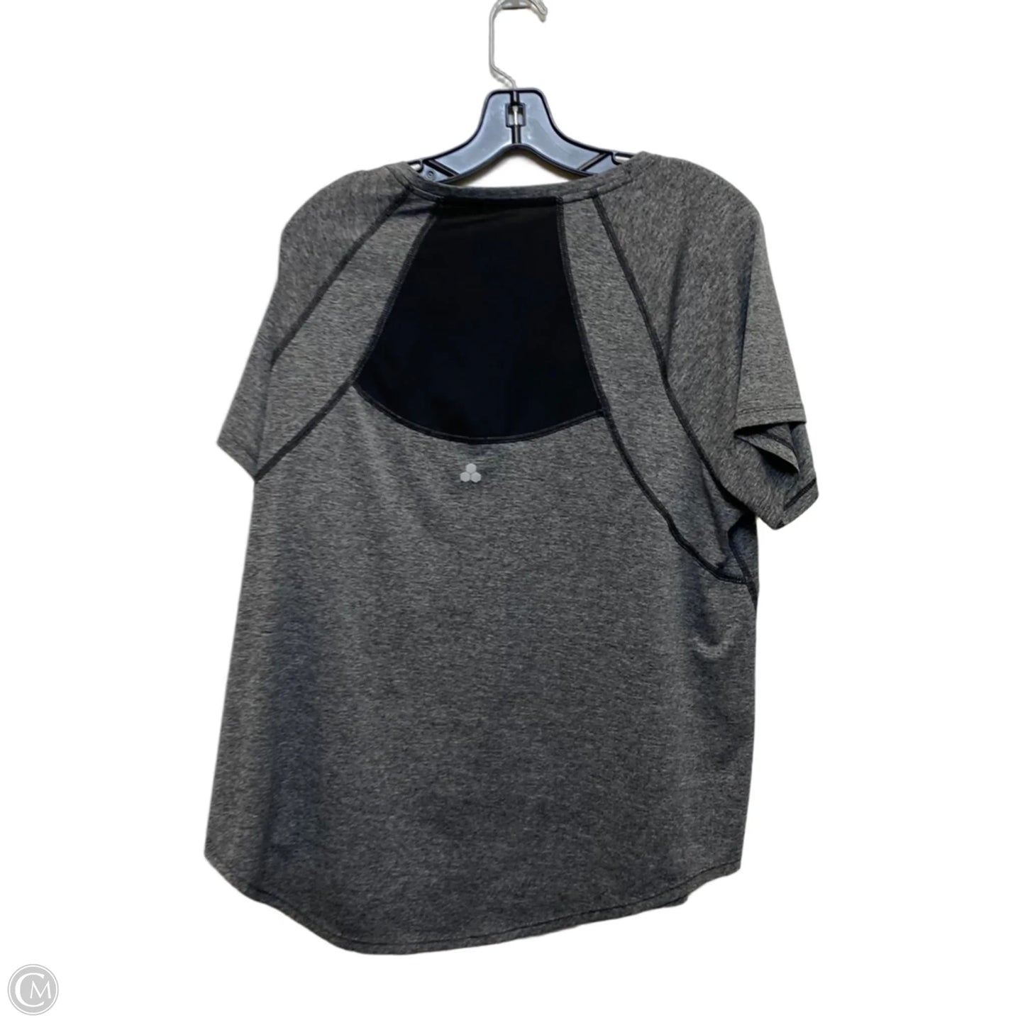 Athletic Top Short Sleeve By Tek Gear In Grey, Size: 1x