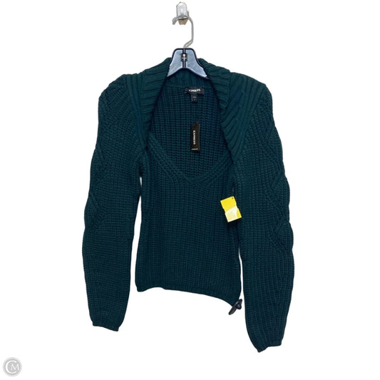 Sweater By Express In Green, Size: S